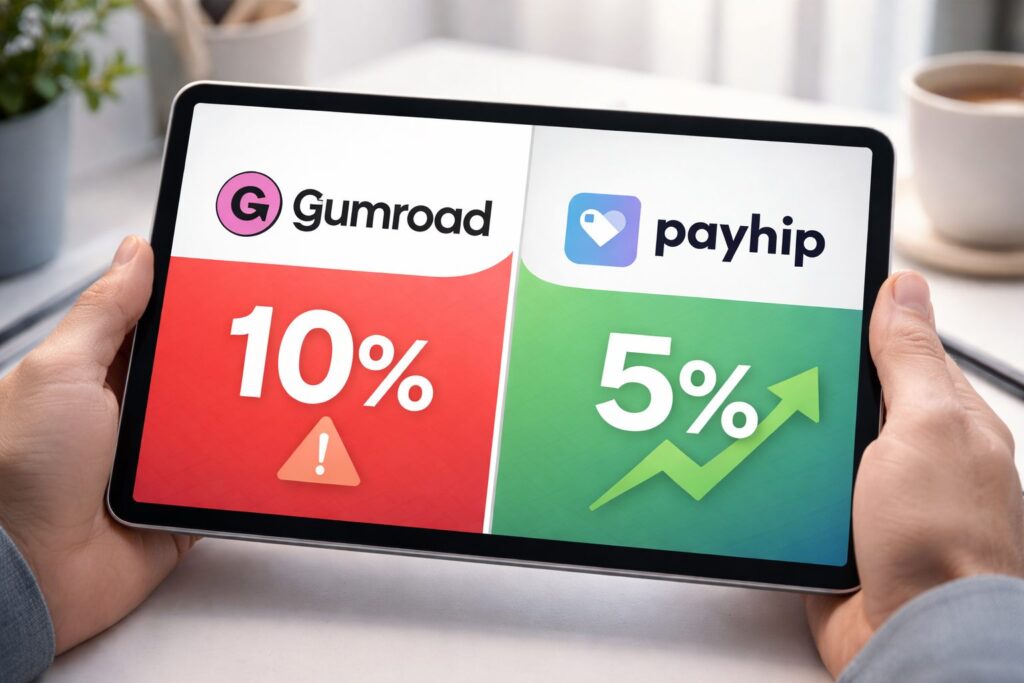 Gumroad vs Payhip 2026: Why I Switched & Saved $1,500 payhip dashboard showing lower transaction fees