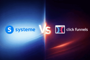 Home Systeme.io vs ClickFunnels comparison 2026