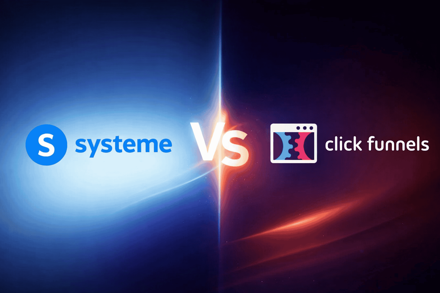 Systeme.io vs ClickFunnels comparison 2026 pricing features funnel builder